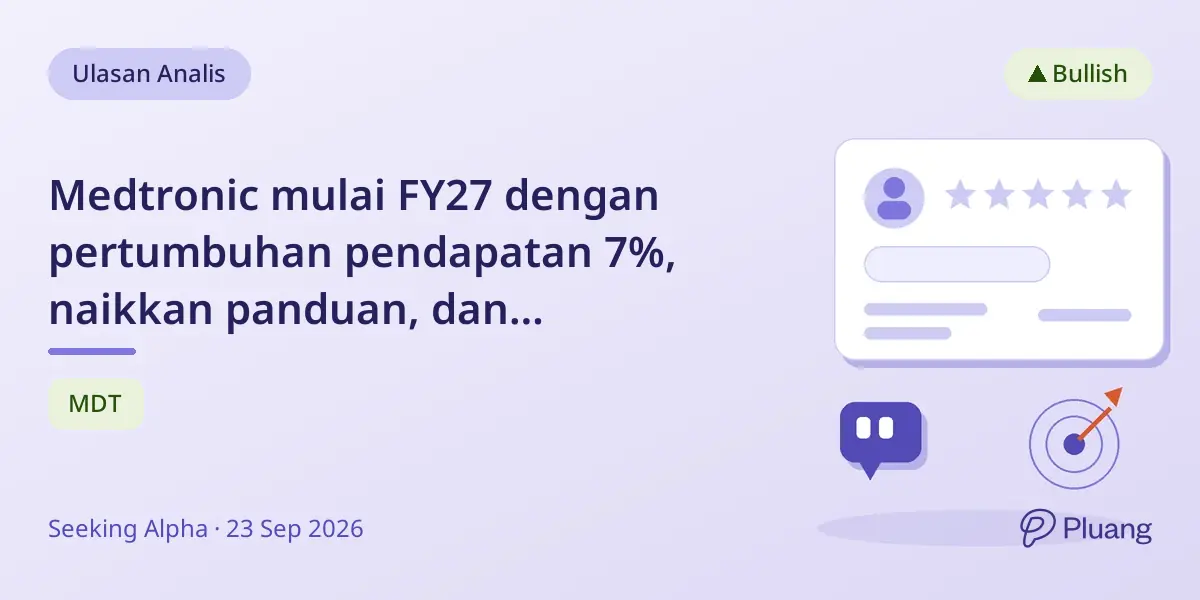 Medtronic mulai FY27 dengan pertumbuhan pendapatan 7%, naikkan panduan, dan dapatkan rekomendasi beli dengan target harga $106.