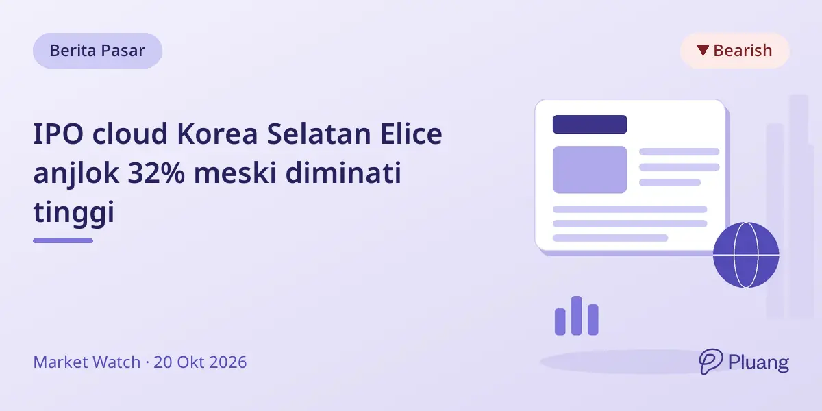 IPO cloud Korea Selatan Elice anjlok 32% meski diminati tinggi
