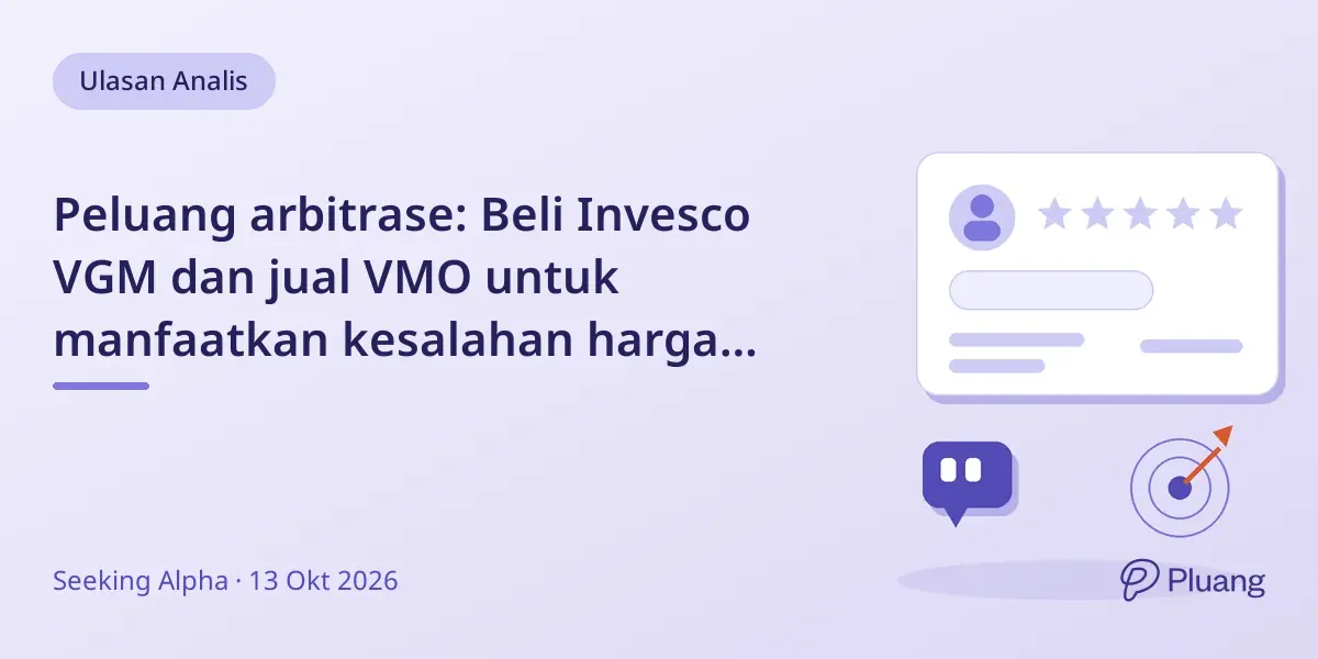 Peluang arbitrase: Beli Invesco VGM dan jual VMO untuk manfaatkan kesalahan harga dana municipal serupa.