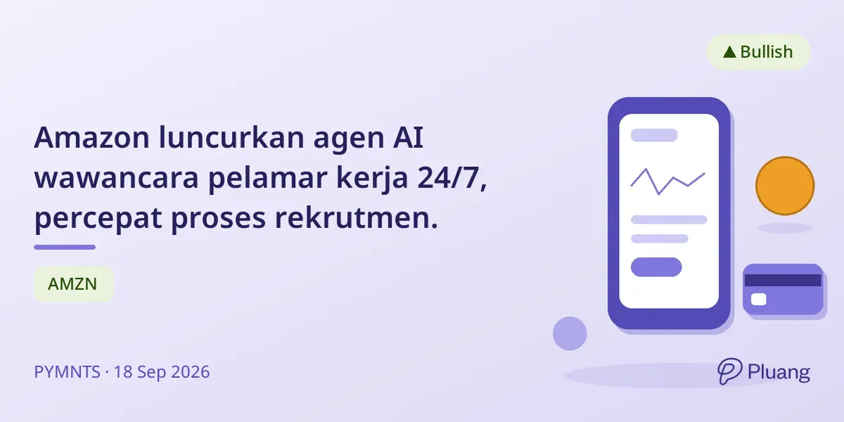 Amazon luncurkan agen AI wawancara pelamar kerja 24/7, percepat proses rekrutmen.