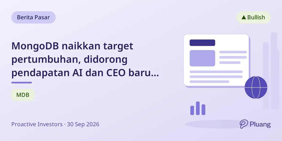 MongoDB naikkan target pertumbuhan, didorong pendapatan AI dan CEO baru di tengah perubahan kepemimpinan.