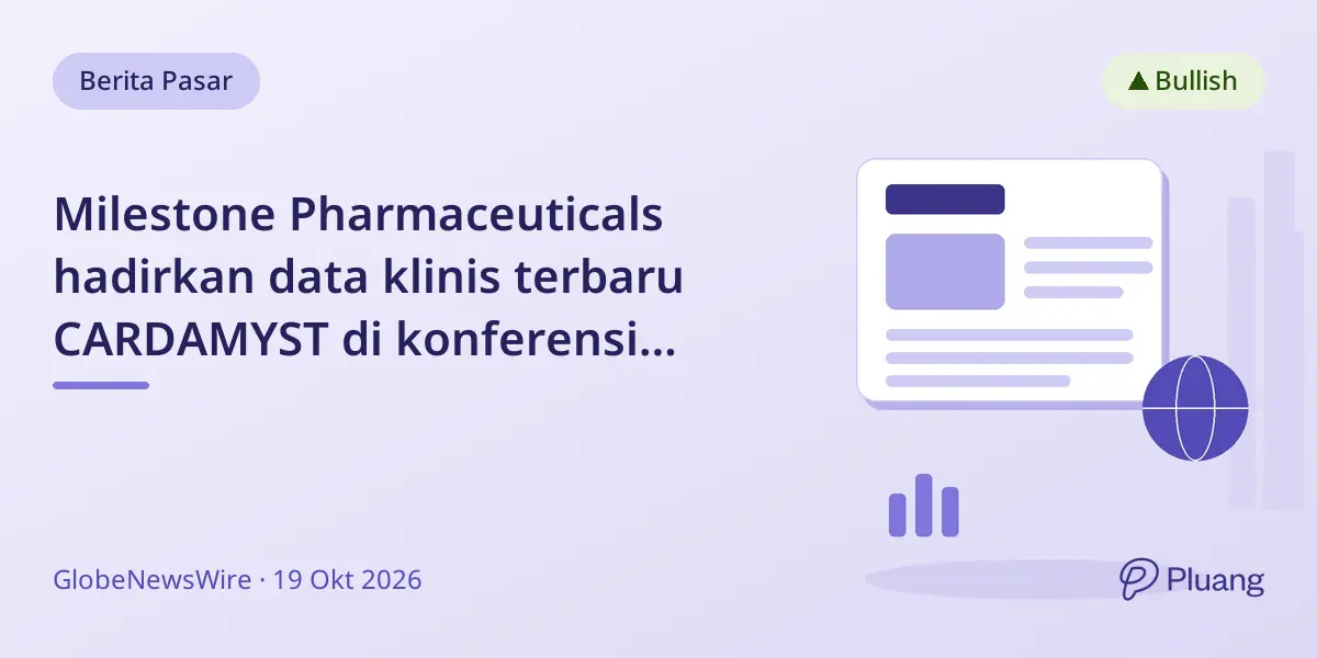 Milestone Pharmaceuticals hadirkan data klinis terbaru CARDAMYST di konferensi kardiologi utama