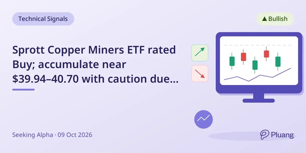 Sprott Copper Miners ETF rated Buy; accumulate near $39.94–40.70 with caution due to volatility and risks.