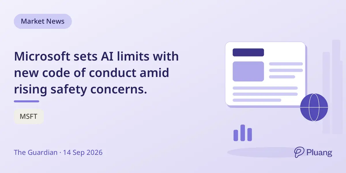 Microsoft sets AI limits with new code of conduct amid rising safety concerns.