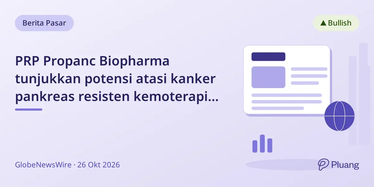 PRP Propanc Biopharma tunjukkan potensi atasi kanker pankreas resisten kemoterapi, uji klinis fase 1b direncanakan 2027