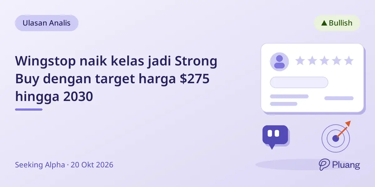 Wingstop naik kelas jadi Strong Buy dengan target harga $275 hingga 2030