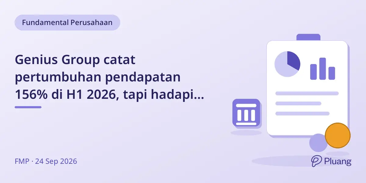 Genius Group catat pertumbuhan pendapatan 156% di H1 2026, tapi hadapi risiko keuangan jelang laporan laba