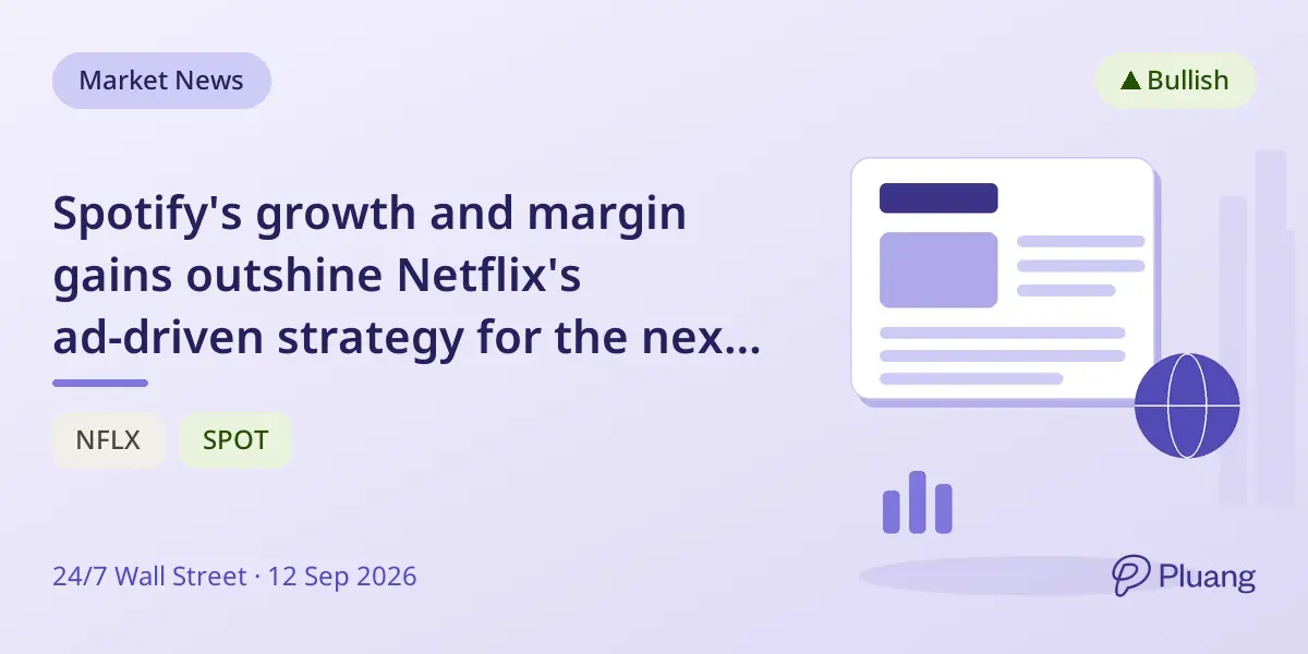 Spotify's growth and margin gains outshine Netflix's ad-driven strategy for the next 5 years.