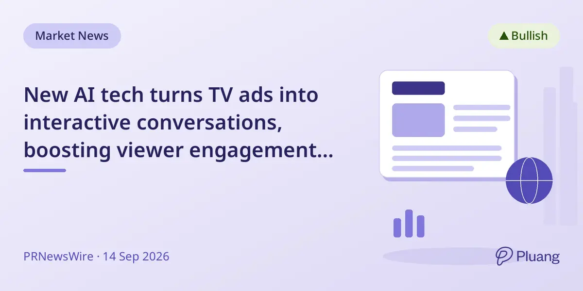 New AI tech turns TV ads into interactive conversations, boosting viewer engagement and ad effectiveness.