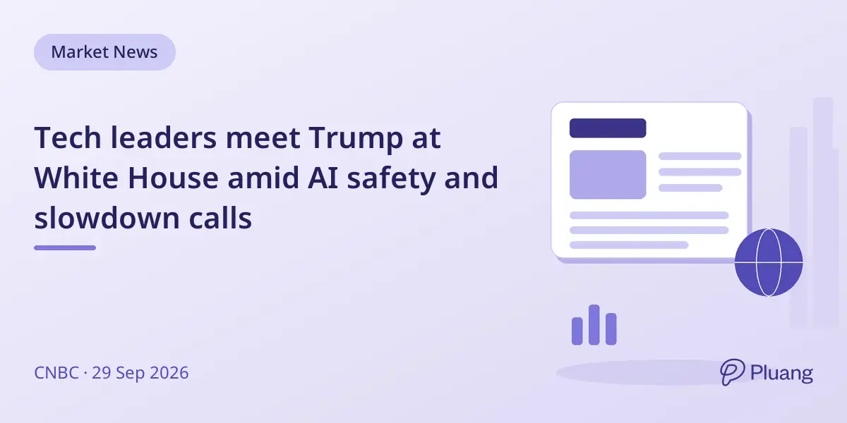 Tech leaders meet Trump at White House amid AI safety and slowdown calls