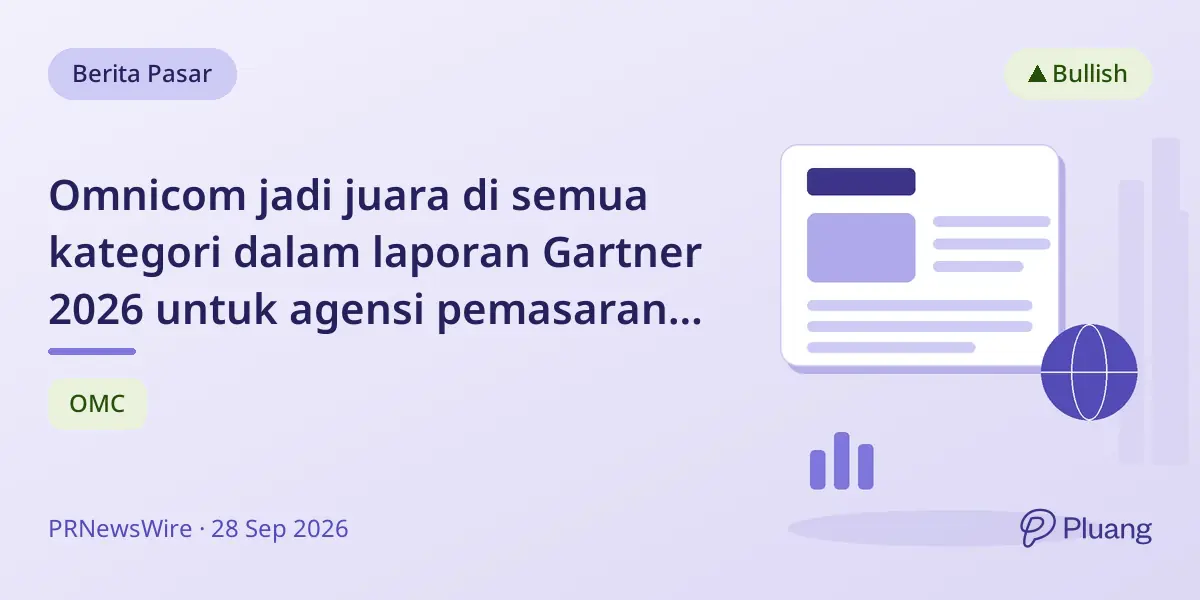 Omnicom jadi juara di semua kategori dalam laporan Gartner 2026 untuk agensi pemasaran digital global.