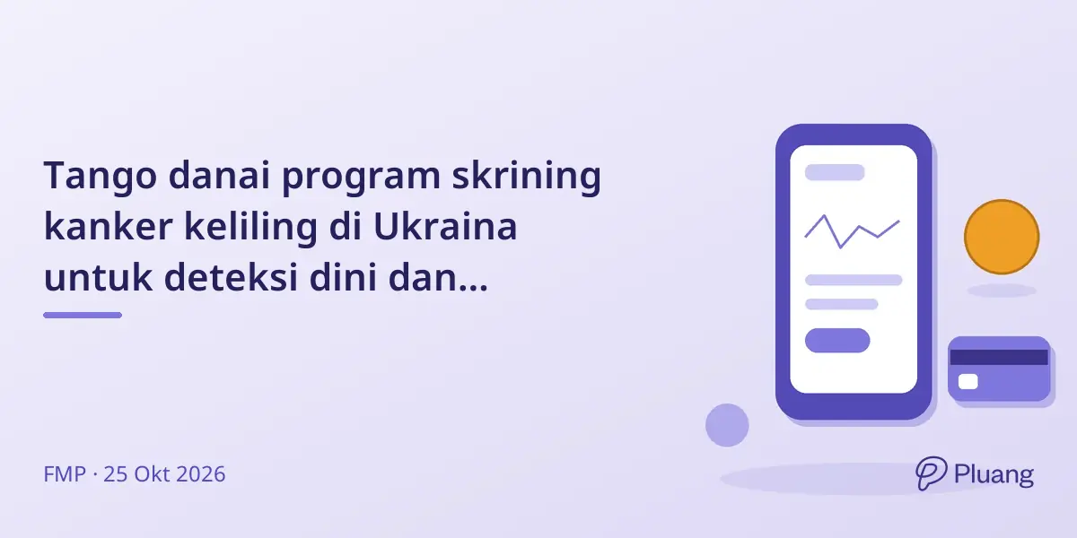 Tango danai program skrining kanker keliling di Ukraina untuk deteksi dini dan pelatihan medis.