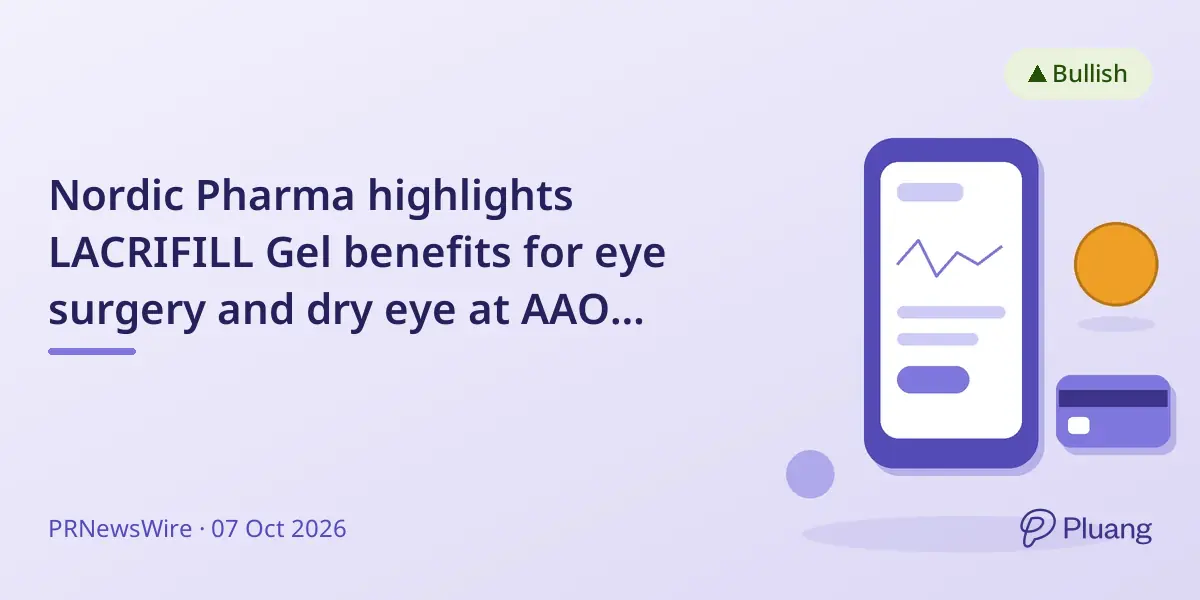 Nordic Pharma highlights LACRIFILL Gel benefits for eye surgery and dry eye at AAO meeting.