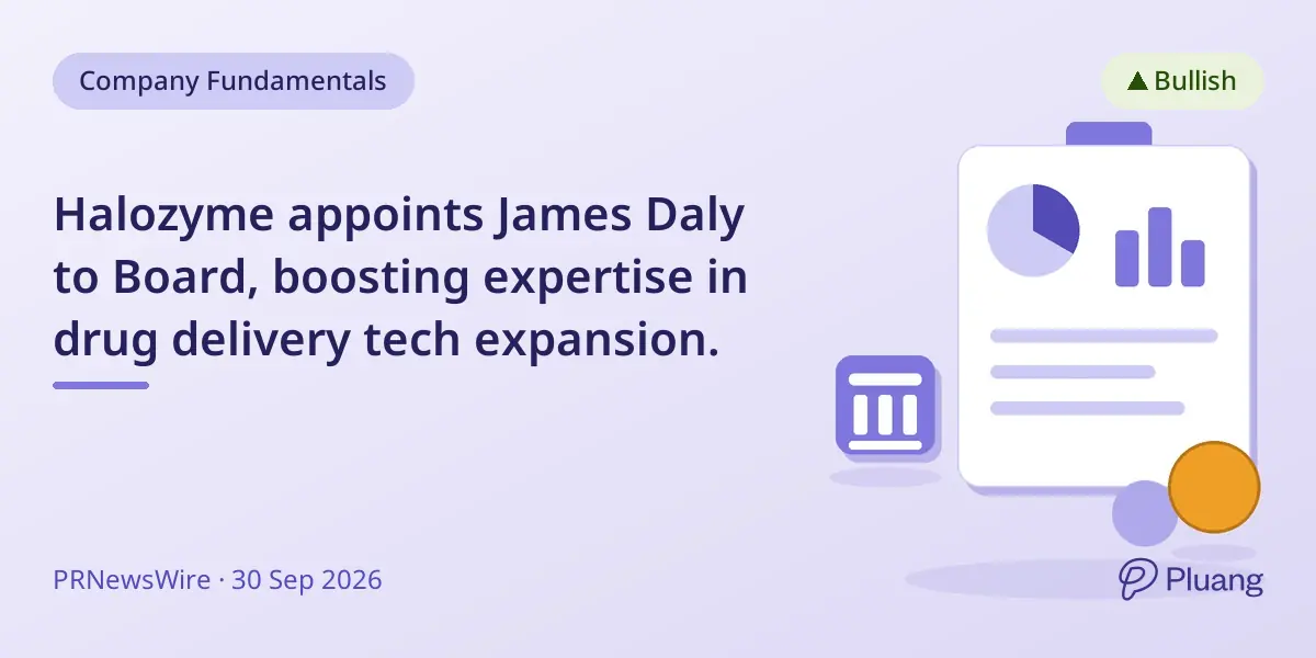 Halozyme appoints James Daly to Board, boosting expertise in drug delivery tech expansion.