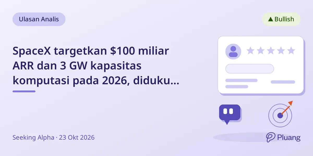 SpaceX targetkan $100 miliar ARR dan 3 GW kapasitas komputasi pada 2026, didukung Starlink dan utang $40 miliar untuk ekspansi AI.