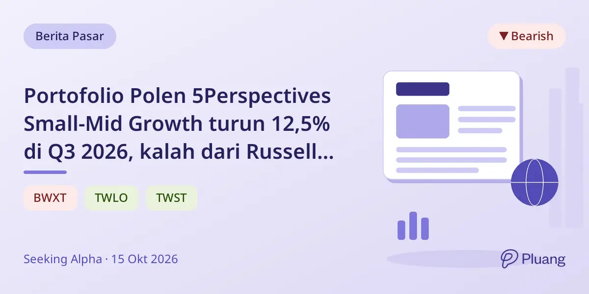 Portofolio Polen 5Perspectives Small-Mid Growth turun 12,5% di Q3 2026, kalah dari Russell 2500 Growth Index.