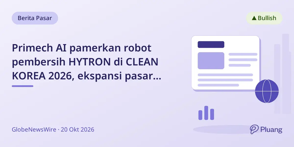 Primech AI pamerkan robot pembersih HYTRON di CLEAN KOREA 2026, ekspansi pasar Korea Selatan.