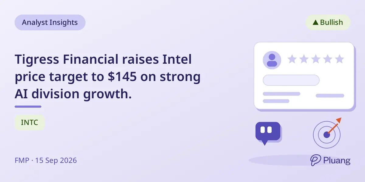 Tigress Financial raises Intel price target to $145 on strong AI division growth.