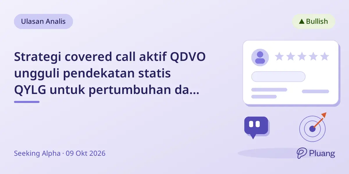 Strategi covered call aktif QDVO ungguli pendekatan statis QYLG untuk pertumbuhan dan pendapatan.