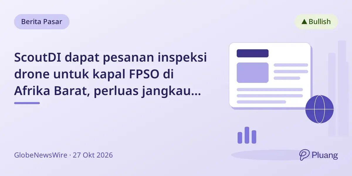ScoutDI dapat pesanan inspeksi drone untuk kapal FPSO di Afrika Barat, perluas jangkauan Beam Global.