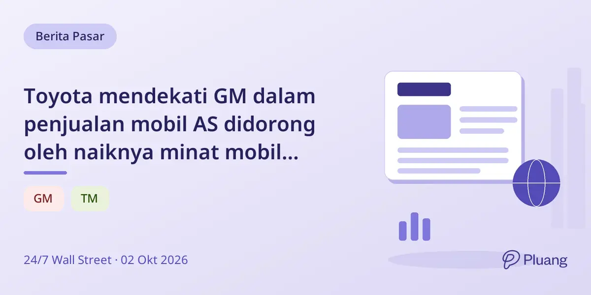 Toyota mendekati GM dalam penjualan mobil AS didorong oleh naiknya minat mobil hybrid.