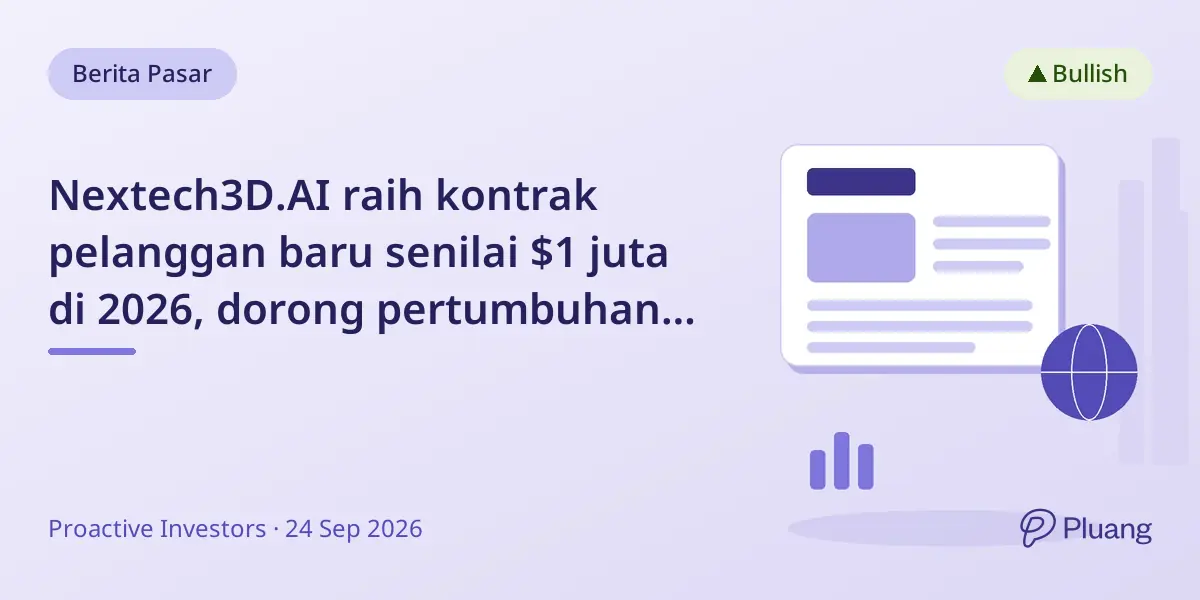 Nextech3D.AI raih kontrak pelanggan baru senilai $1 juta di 2026, dorong pertumbuhan dan produk AI.
