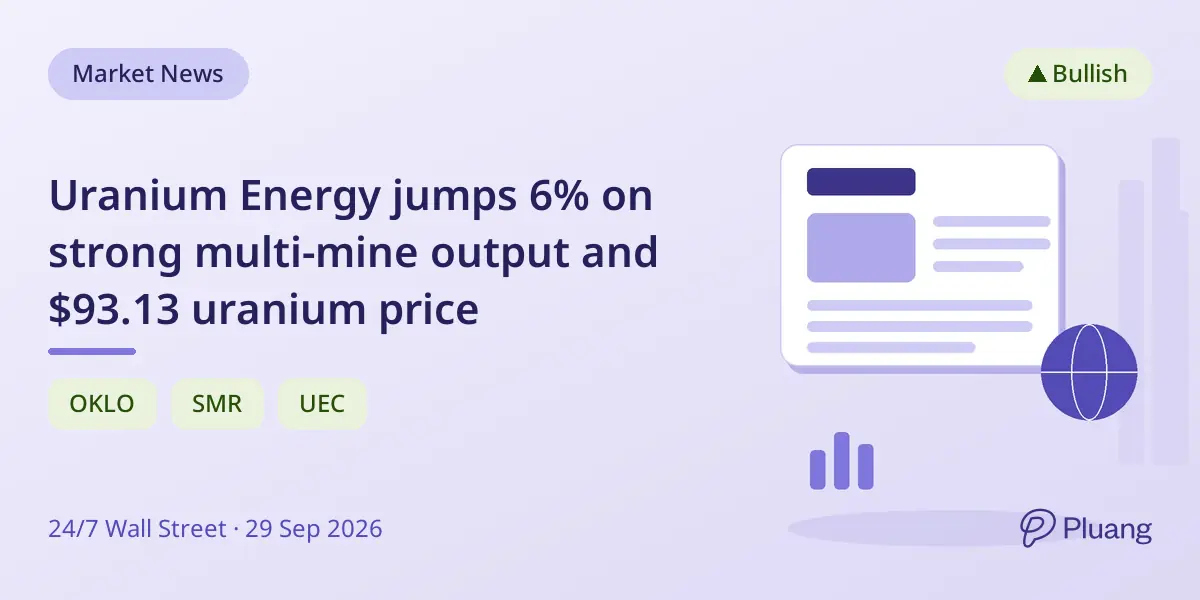 Uranium Energy jumps 6% on strong multi-mine output and $93.13 uranium price