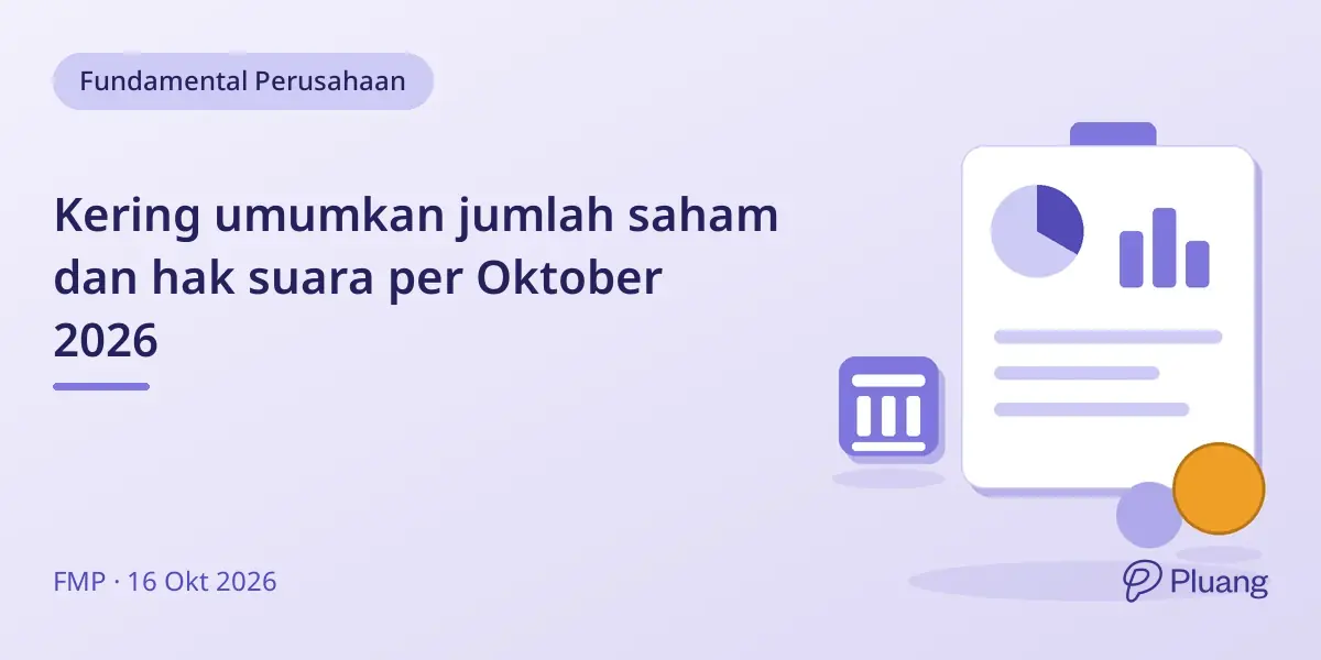 Kering umumkan jumlah saham dan hak suara per Oktober 2026