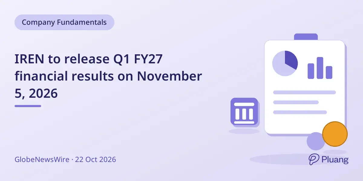 IREN to release Q1 FY27 financial results on November 5, 2026
