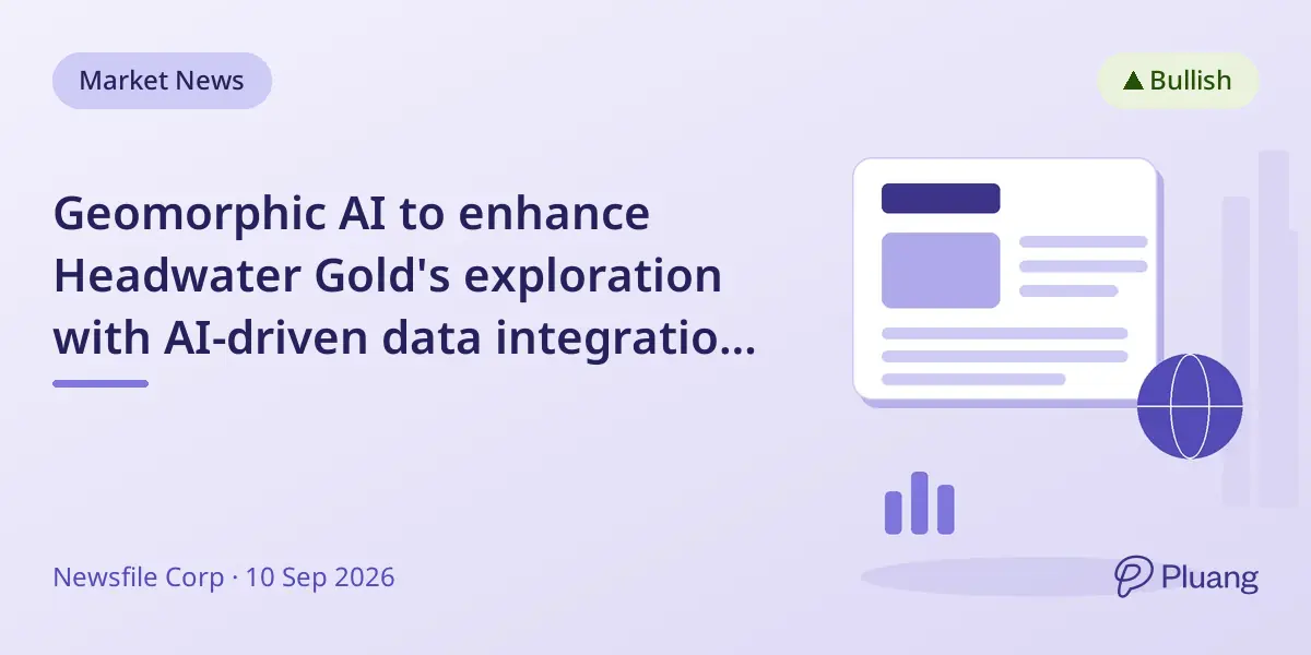 Geomorphic AI to enhance Headwater Gold's exploration with AI-driven data integration and analysis