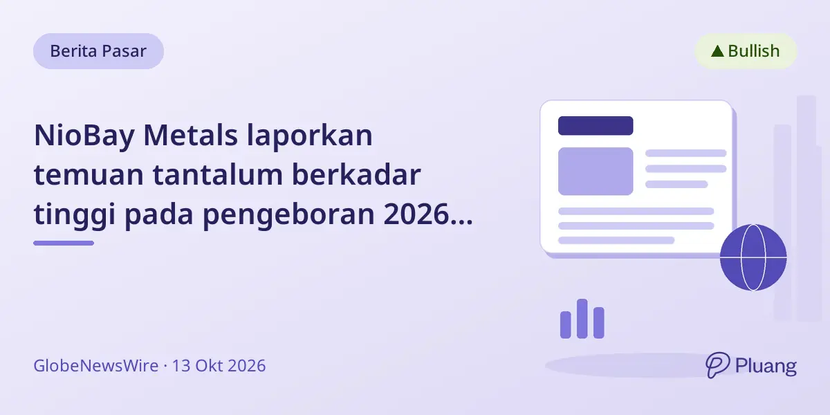 NioBay Metals laporkan temuan tantalum berkadar tinggi pada pengeboran 2026 di proyek Crevier
