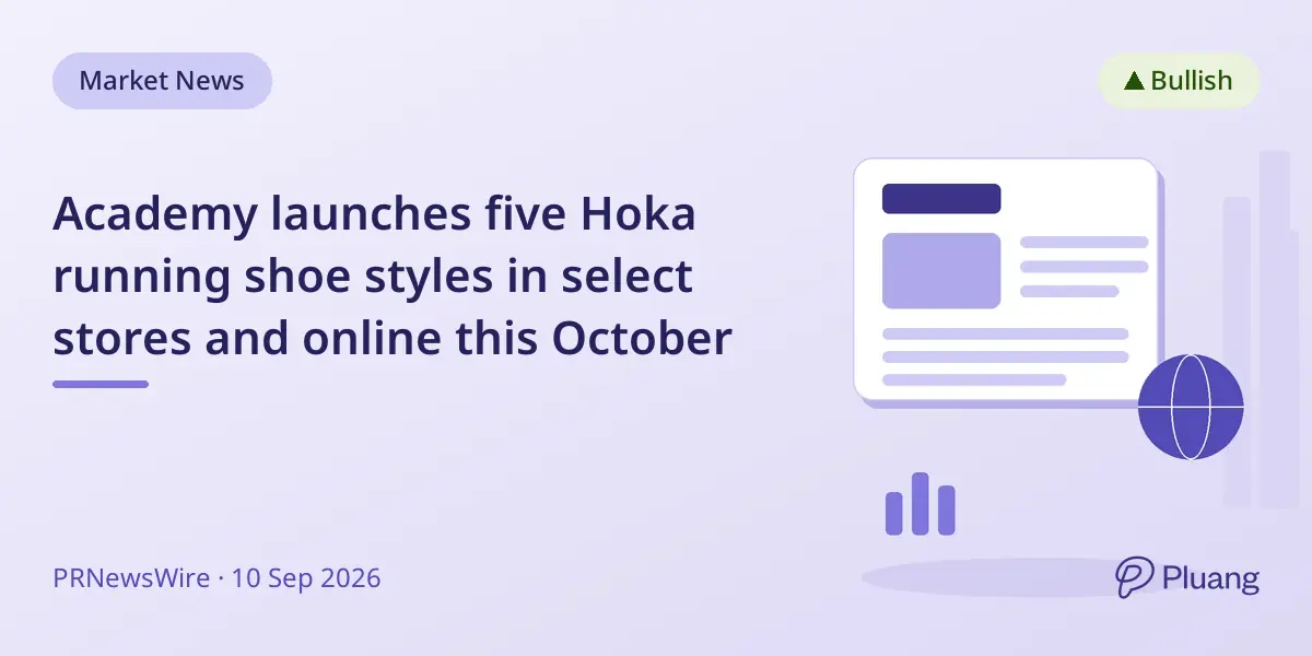 Academy launches five Hoka running shoe styles in select stores and online this October