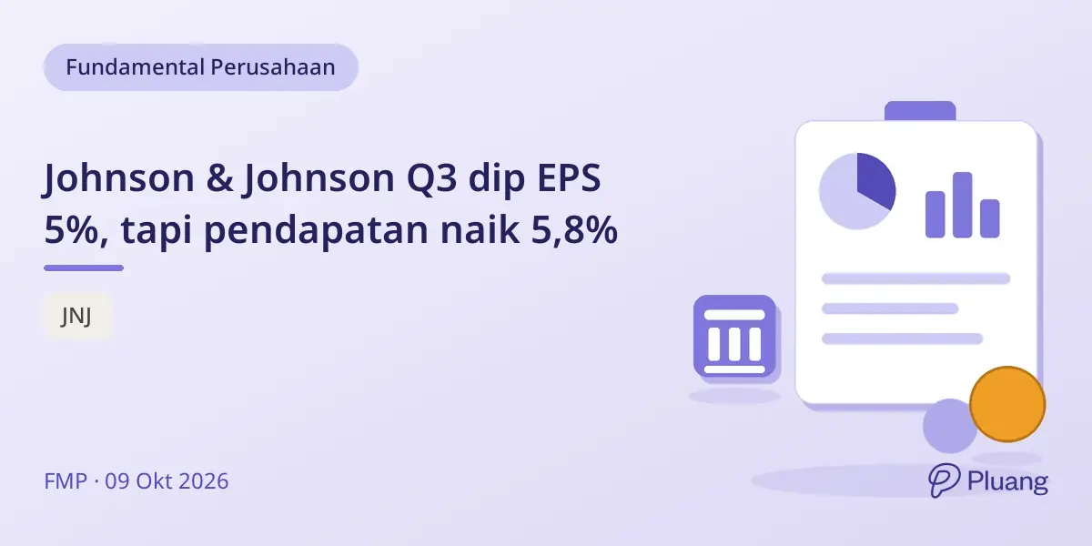 Johnson & Johnson Q3 dip EPS 5%, tapi pendapatan naik 5,8%