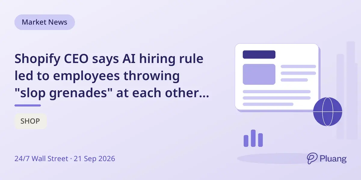 Shopify CEO says AI hiring rule led to employees throwing "slop grenades" at each other internally.
