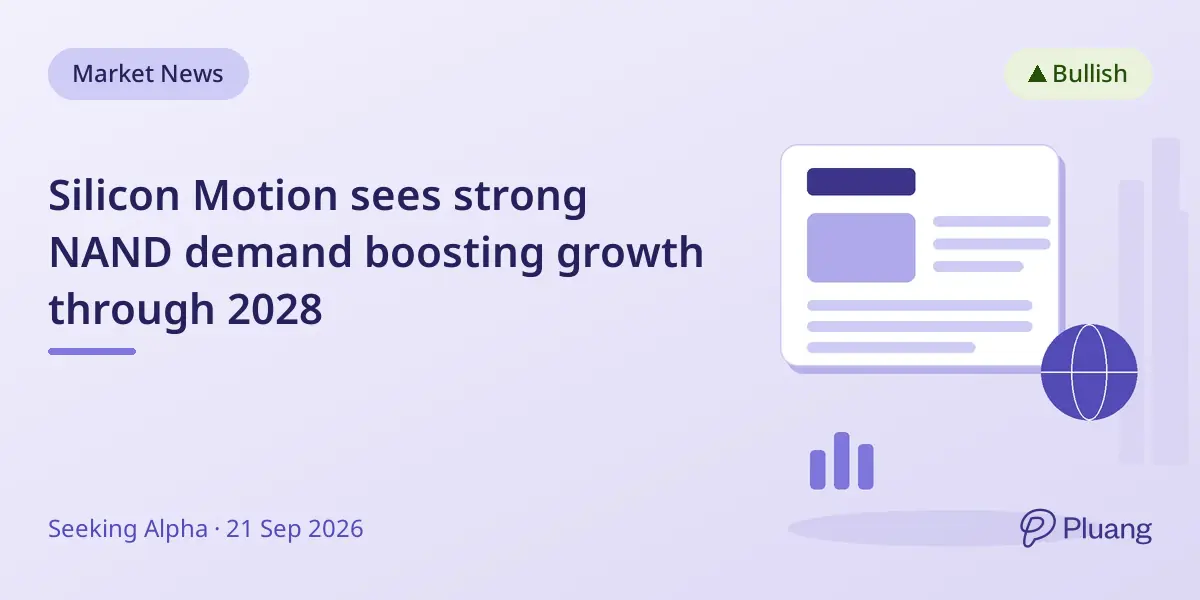 Silicon Motion sees strong NAND demand boosting growth through 2028