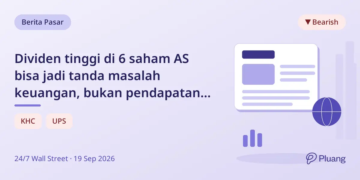 Dividen tinggi di 6 saham AS bisa jadi tanda masalah keuangan, bukan pendapatan aman.