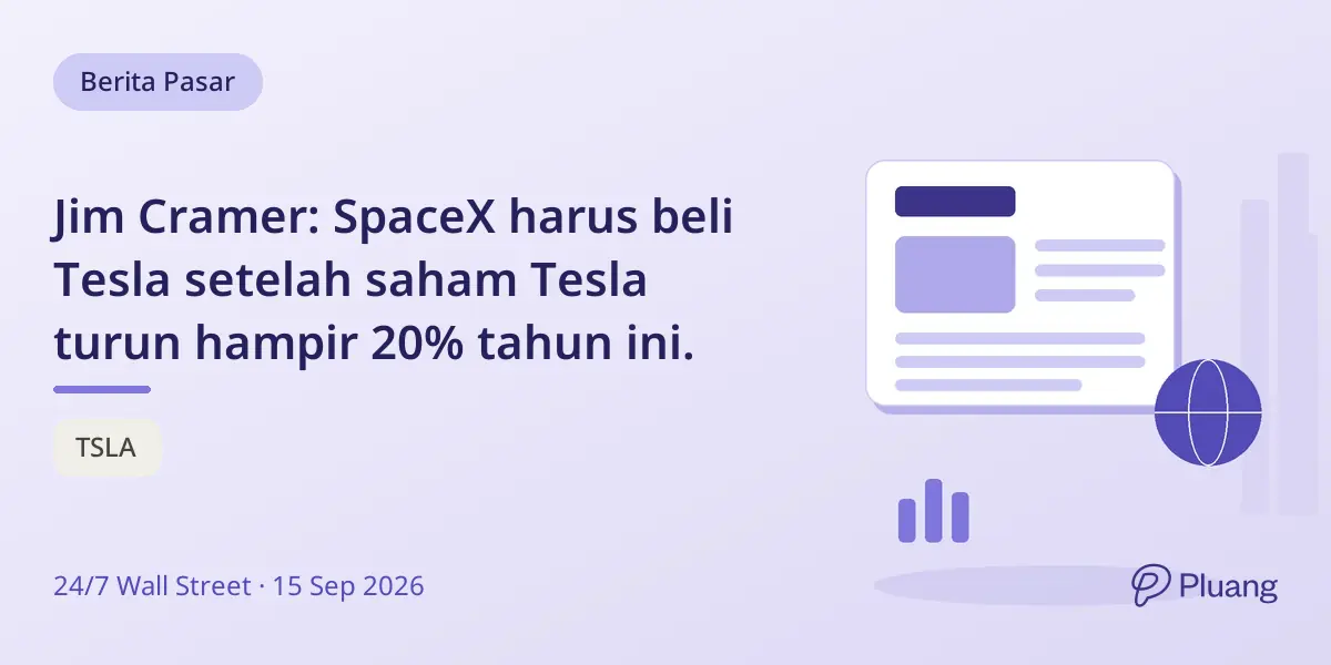 Jim Cramer: SpaceX harus beli Tesla setelah saham Tesla turun hampir 20% tahun ini.