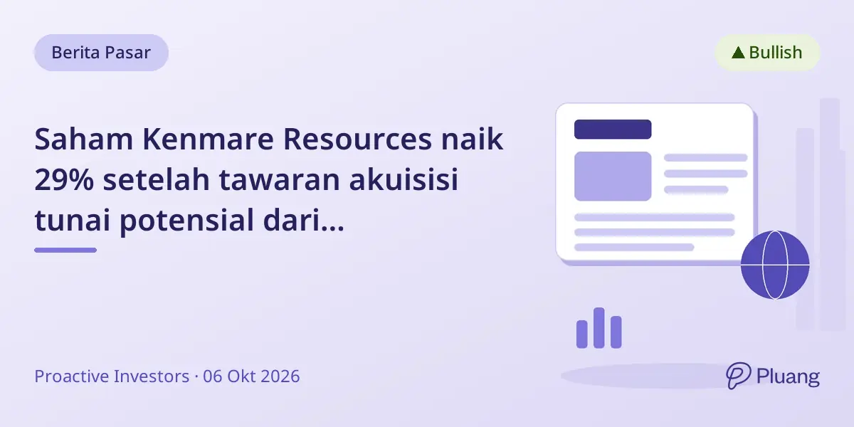 Saham Kenmare Resources naik 29% setelah tawaran akuisisi tunai potensial dari International Resources Holdings.