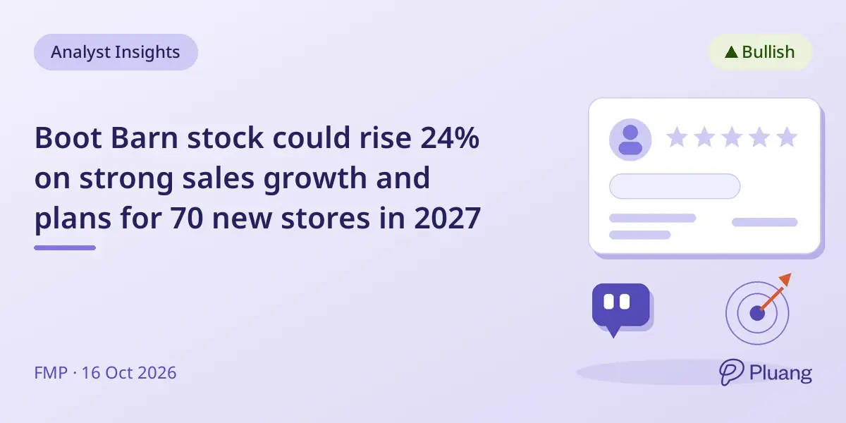 Boot Barn stock could rise 24% on strong sales growth and plans for 70 new stores in 2027