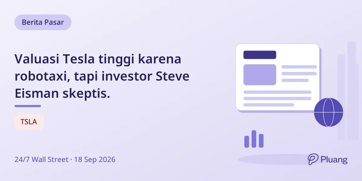 Valuasi Tesla tinggi karena robotaxi, tapi investor Steve Eisman skeptis.