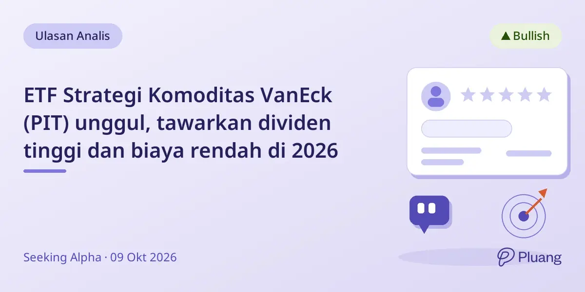 ETF Strategi Komoditas VanEck (PIT) unggul, tawarkan dividen tinggi dan biaya rendah di 2026