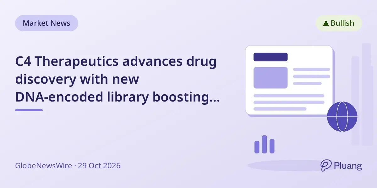 C4 Therapeutics advances drug discovery with new DNA-encoded library boosting molecular glue degrader hits.