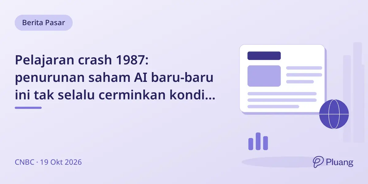 Pelajaran crash 1987: penurunan saham AI baru-baru ini tak selalu cerminkan kondisi perusahaan, kata Jim Cramer