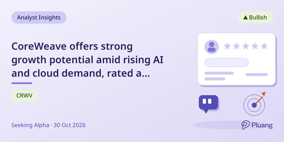 CoreWeave offers strong growth potential amid rising AI and cloud demand, rated a strong buy for aggressive investors.