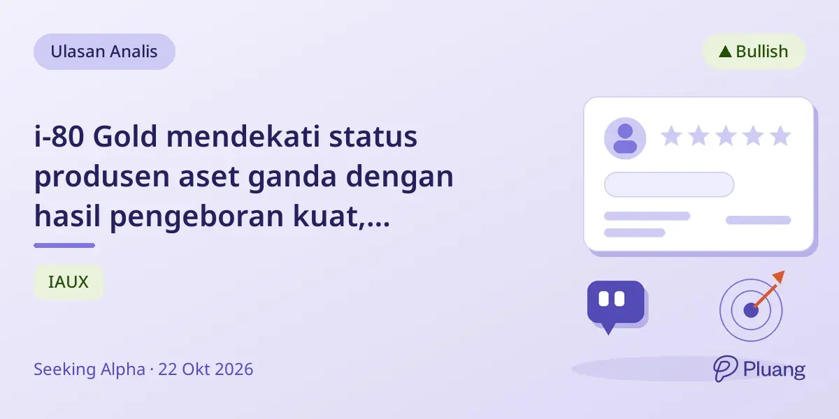 i-80 Gold mendekati status produsen aset ganda dengan hasil pengeboran kuat, diperdagangkan undervalued di ~0,33x P/NAV.