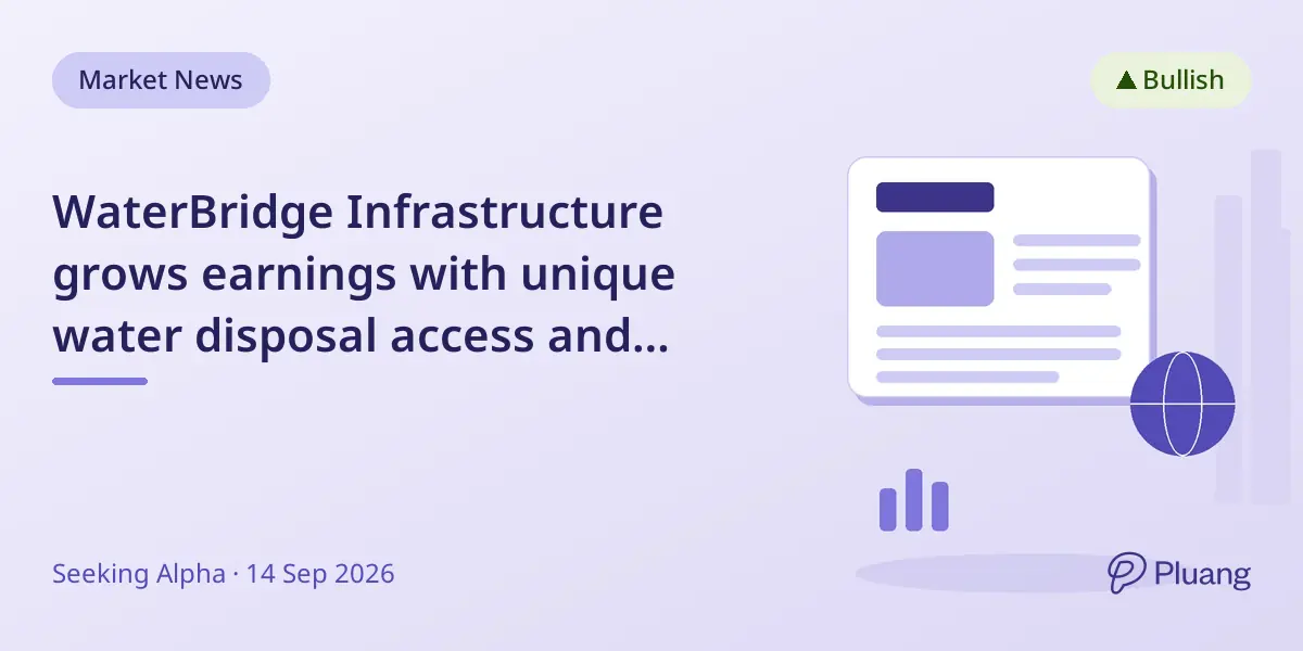 WaterBridge Infrastructure grows earnings with unique water disposal access and long-term contracts