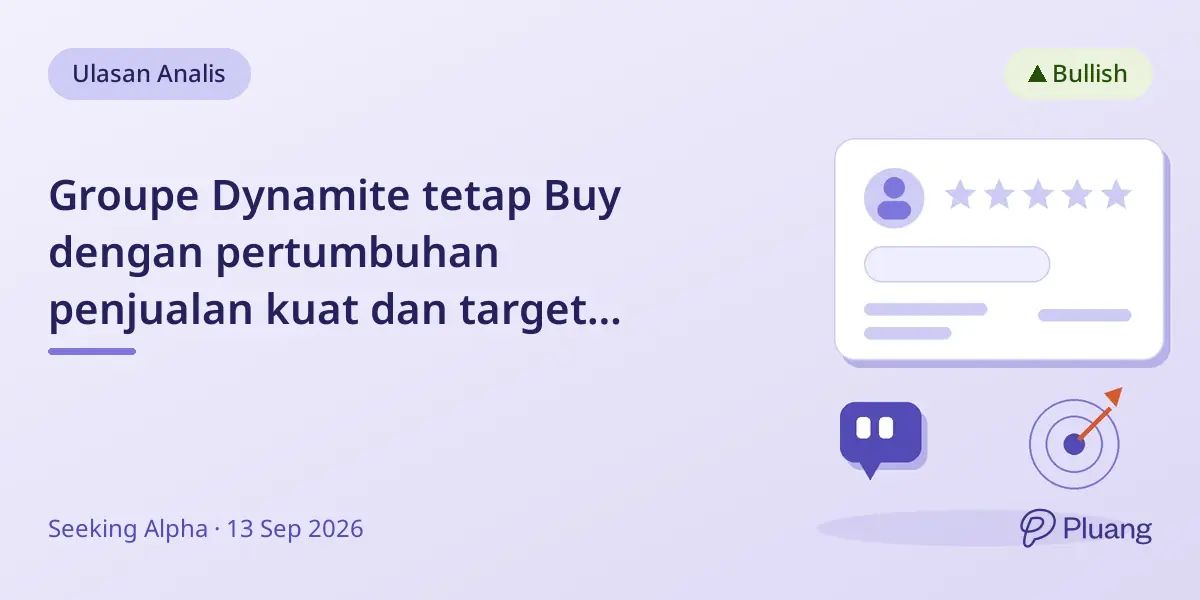 Groupe Dynamite tetap Buy dengan pertumbuhan penjualan kuat dan target margin laba naik meski pendiri keluar.