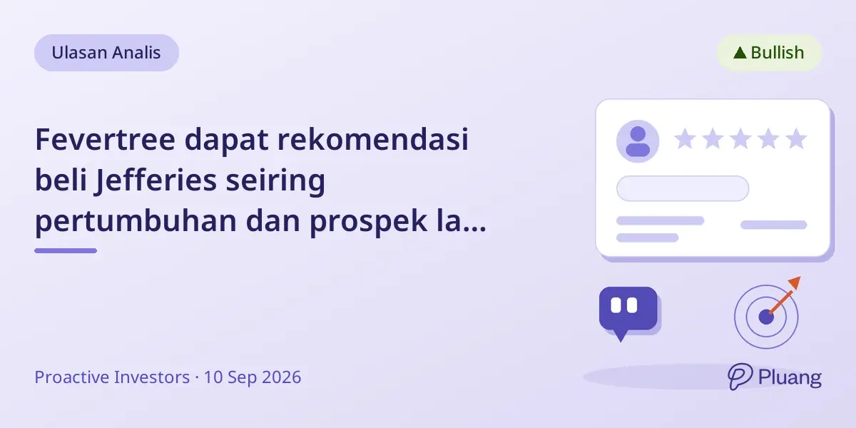 Fevertree dapat rekomendasi beli Jefferies seiring pertumbuhan dan prospek laba AS membaik
