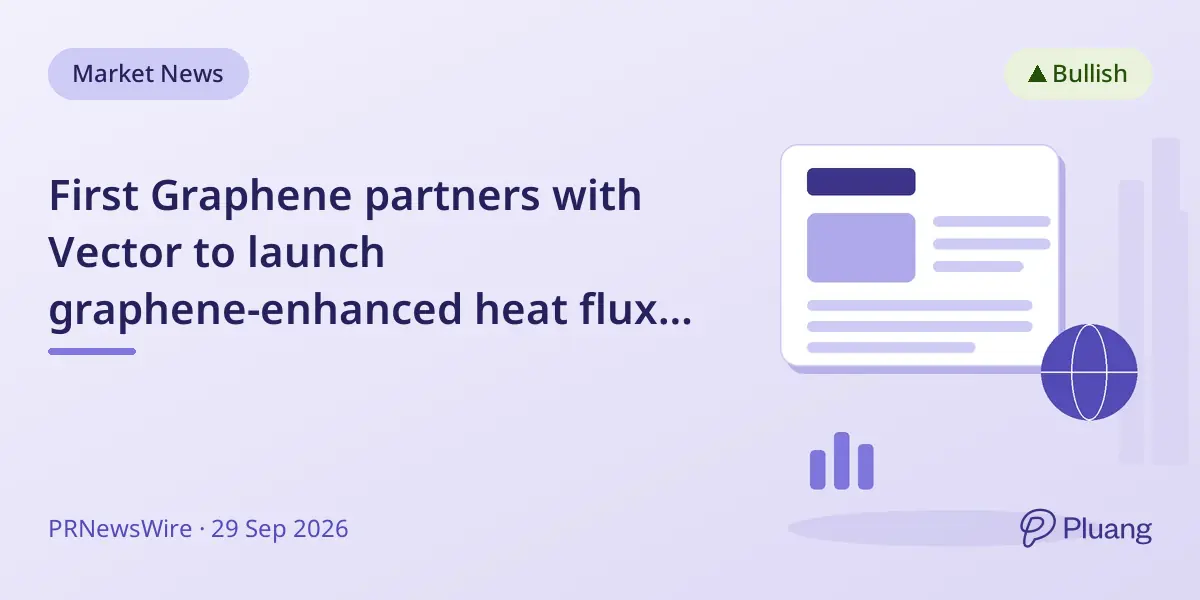 First Graphene partners with Vector to launch graphene-enhanced heat flux sensors for building and industrial use
