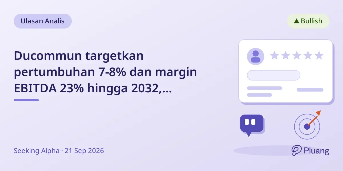 Ducommun targetkan pertumbuhan 7-8% dan margin EBITDA 23% hingga 2032, didorong oleh pertahanan dan pemulihan aerospace.